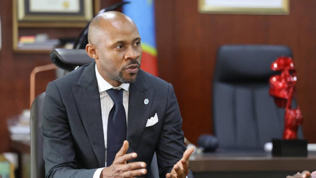 Le Ministre de la Communication et Médias Patrick Muyaya 