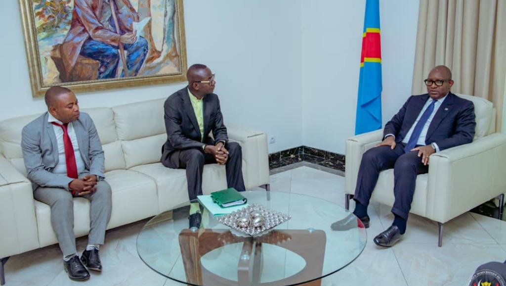 Le Premier Ministre Sama Lukonde a reçu le Staff dirigeant de cette nouvelle institution 