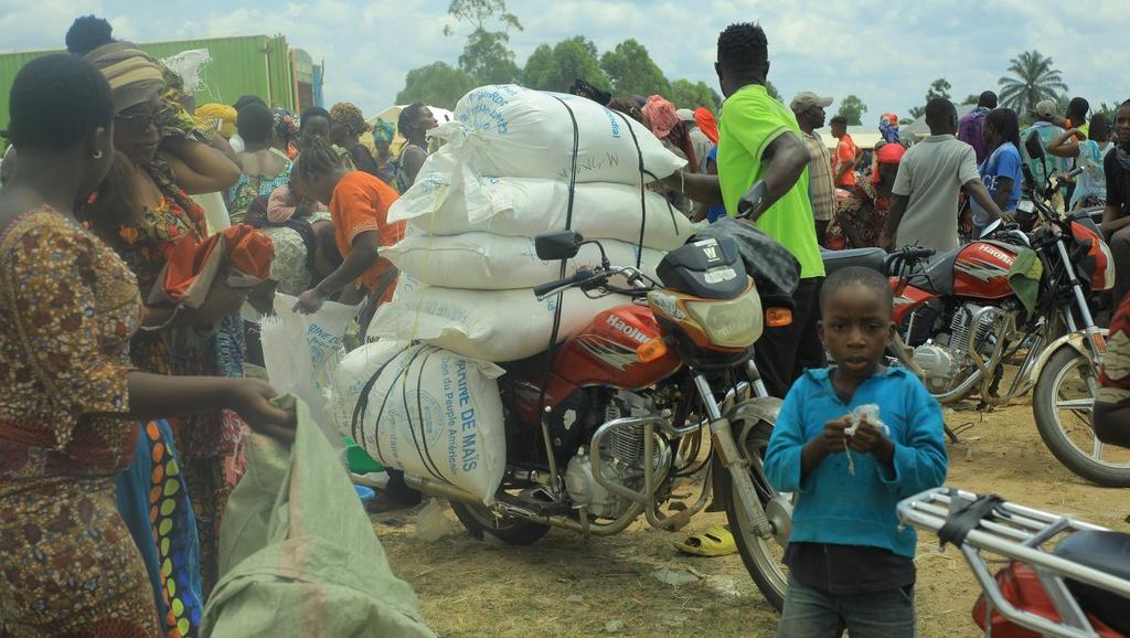 Des personnes déplacées à Oicha, en ITURI