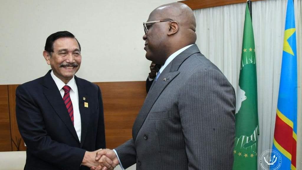 Félix Tshisekedi et le Ministre indonésien des investissements et des affaires maritimes