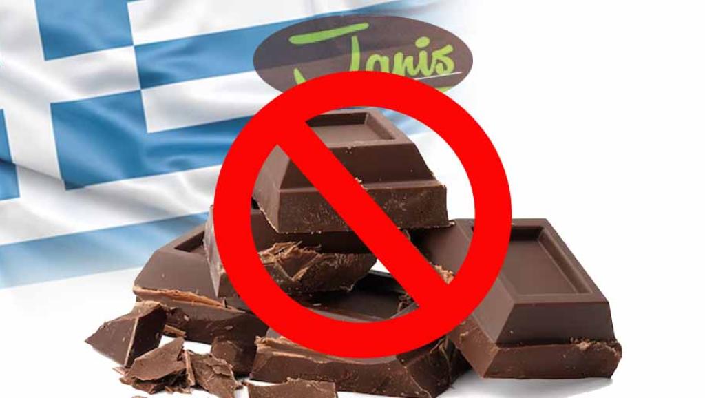 Des barres de Chocolat Jannis