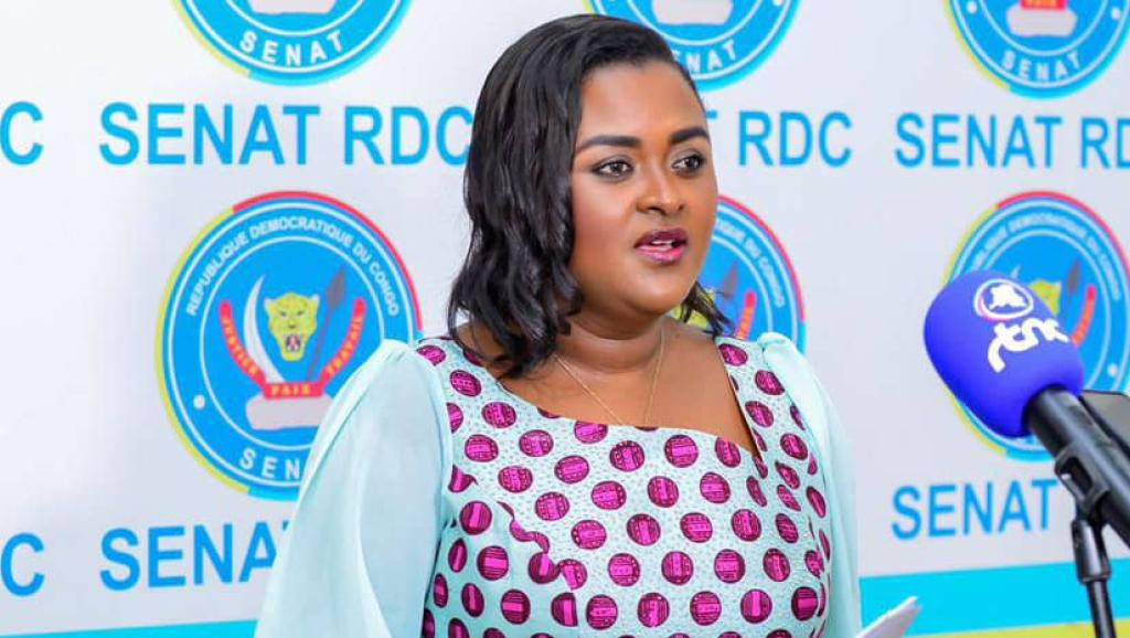 Francine Muyumba, initiatrice de  cette Proposition de loi 