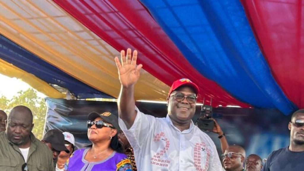 Félix Tshisekedi lors de son meeting le mardi 12 décembre à Mbuji-Mayi 