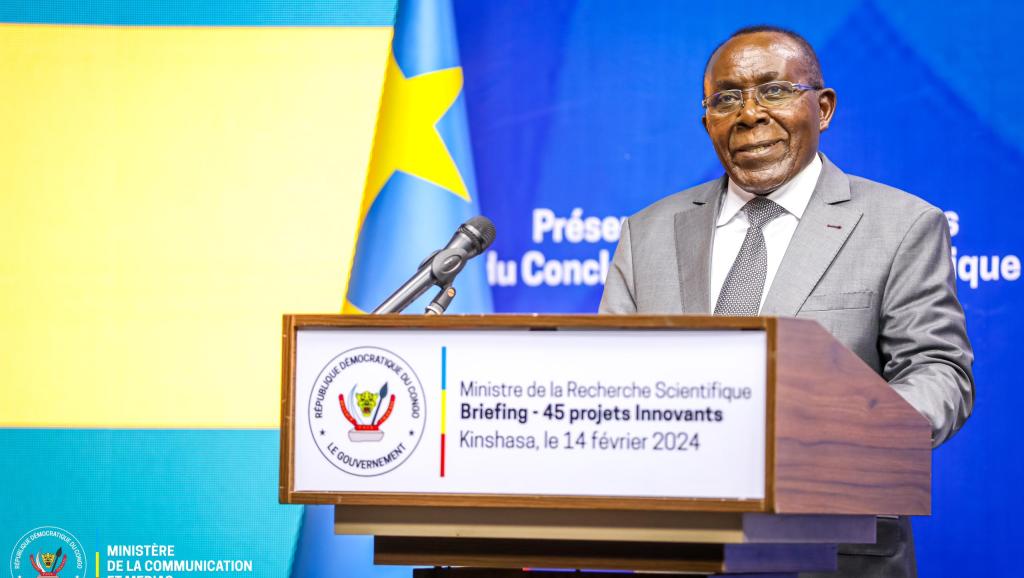 Le ministre de la Recherche scientifique,  Gilbert Kabanda 