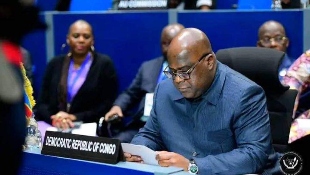Le président de la République,  Félix Tshisekedi 