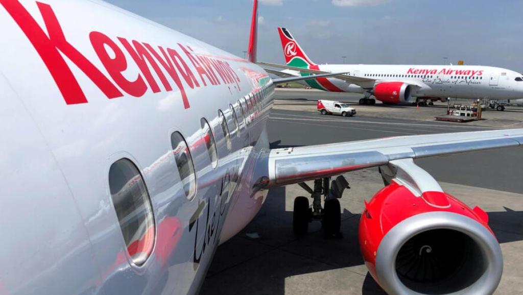 Un appareil de Kenya Airways 