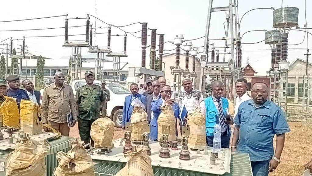 Réception des transformateurs dans le Kongo central 