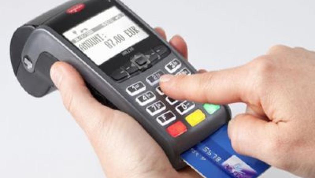 Un Terminal de paiement électronique, appelé TPE