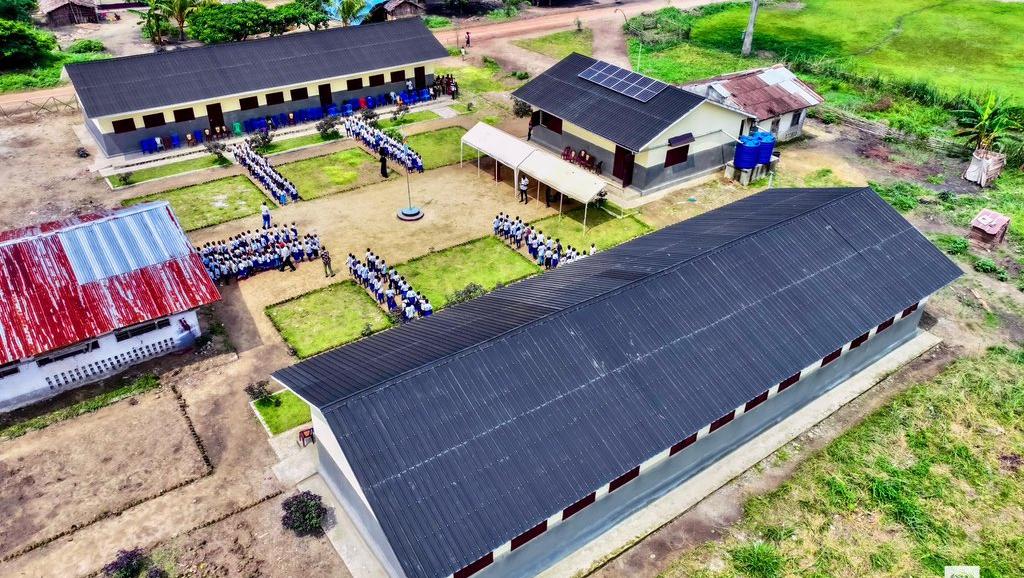 Une école construite à Boende, dans la province de Tshuapa, par le PNUD, dans le cadre du PDL 145 T