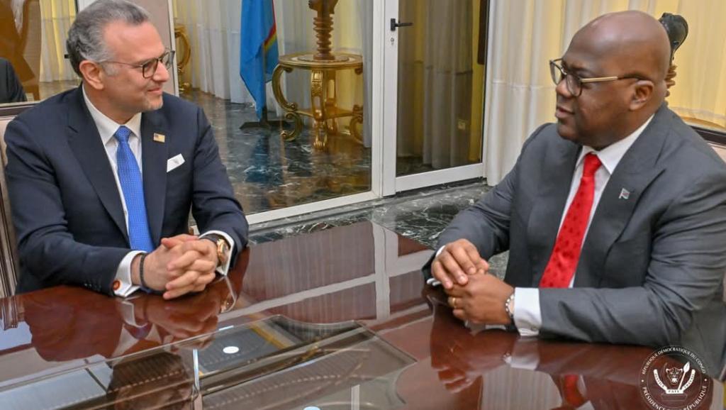 Massad Boulos et Félix Tshisekedi 