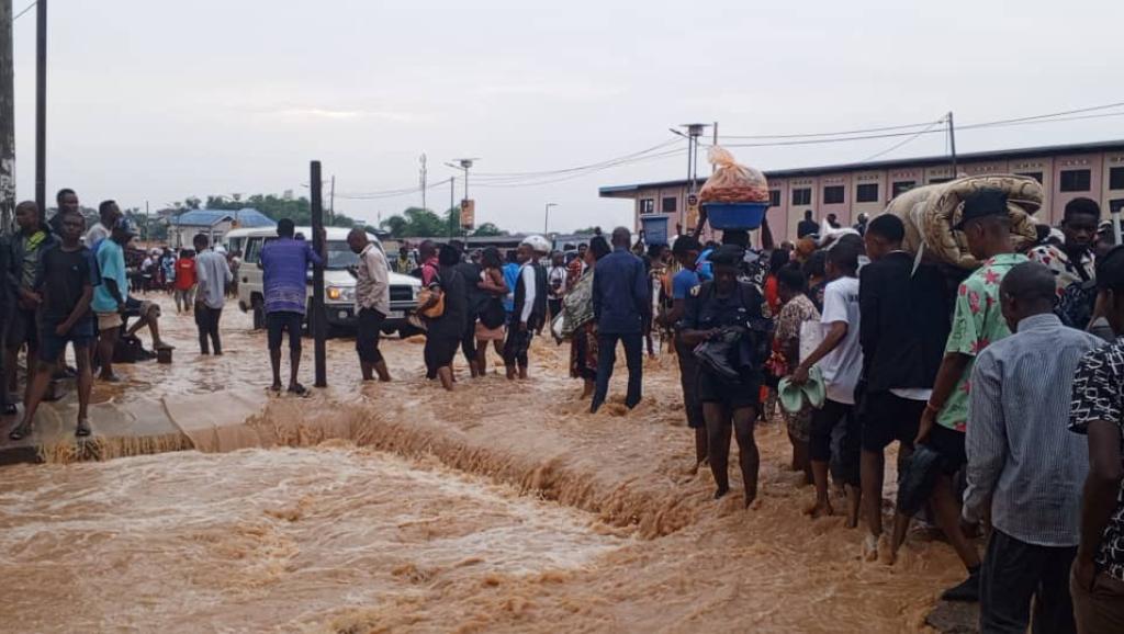 Les inondations à Kinshasa