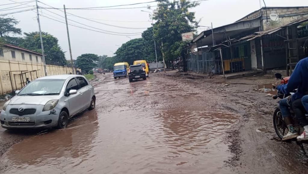 L'état des routes à Kinshasa. Photo Deskeco