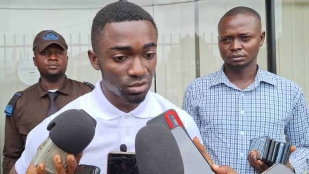 Chançard Bolukola, Coordonnateur Ad-interim de Frivao lors d'une interview