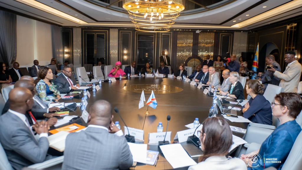 Lors de la réunion de haut niveau du Cadre permanent de concertation et de suivi de la réforme des finances publiques