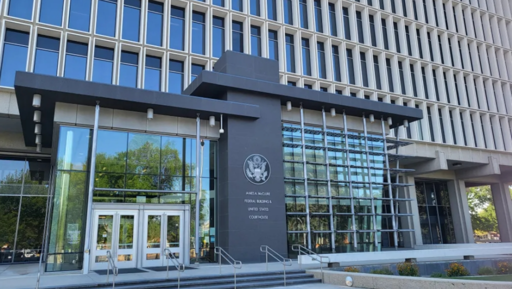 Illustration : James A. McGuire Federal Building and United States Courthouse, bâtiment abritant le Tribunal fédéral américain, situé à Boise dans l'Etat de l'Idaho