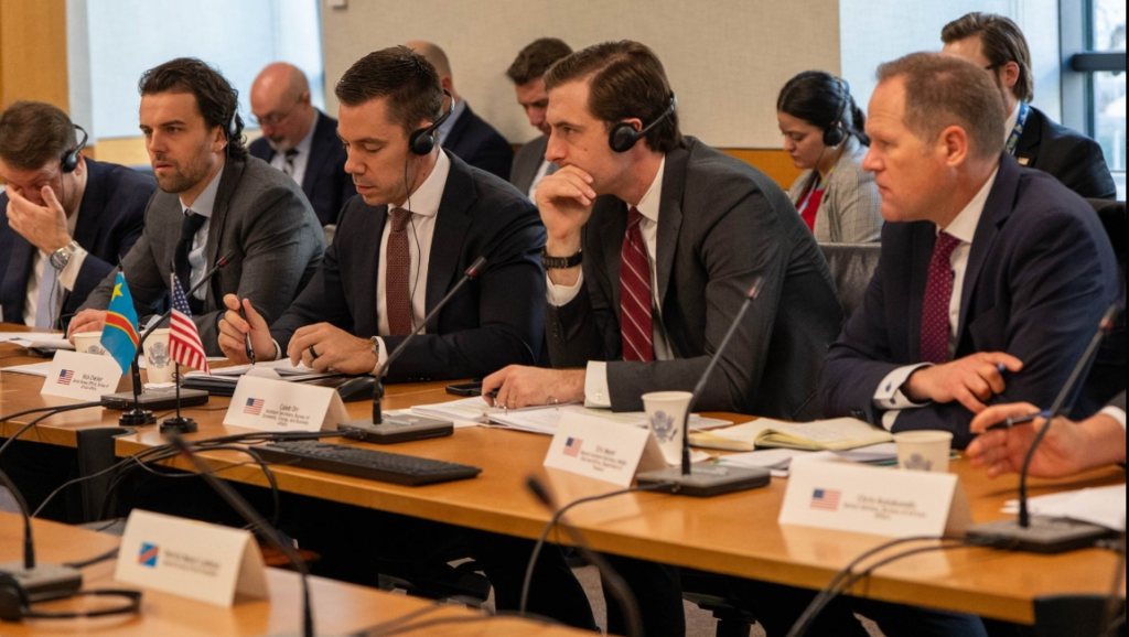 Lors de la première rencontre entre le comité de pilotage conjoint entre la délégation congolaise et américaine jeudi  5 février 2026 à Washington