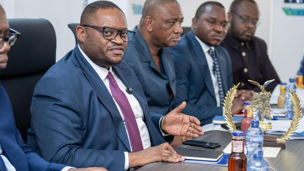 Doudou Fwamba, ministre de Finances lors de la réunion stratégique sur la mise en oeuvre de déconcentration de l'ordonnancement avec la DGTCP 