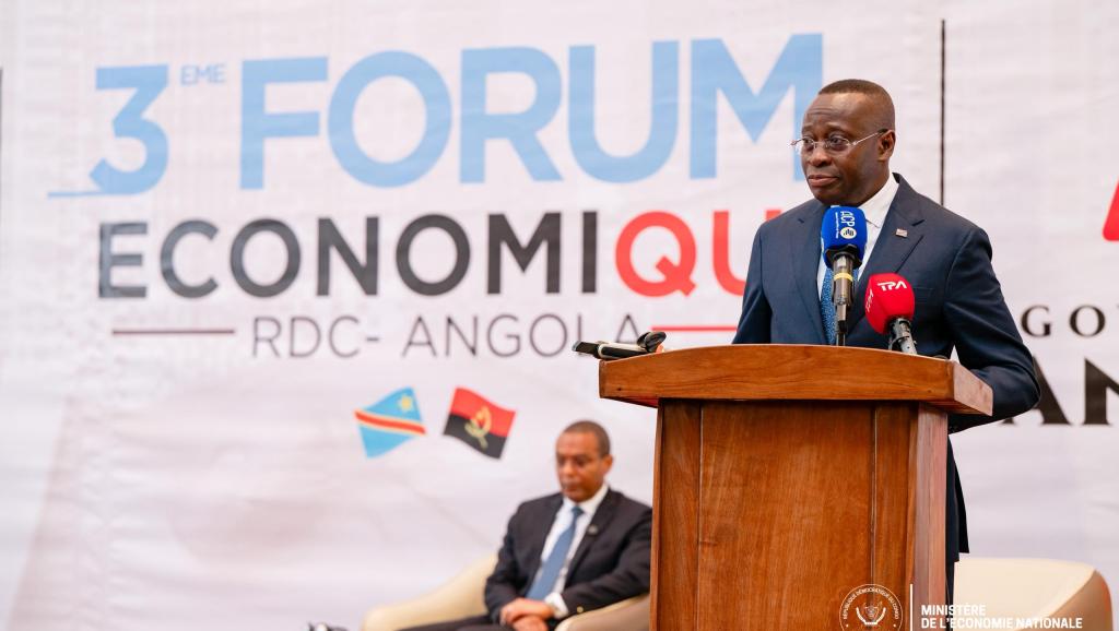 Daniel Mukoko Samba, ministre congolais de l'économie nationale 
