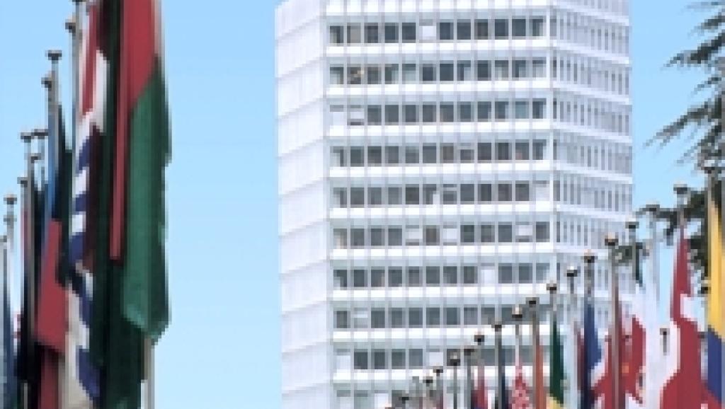 Le bâtiment abritant le siège de l'UIT