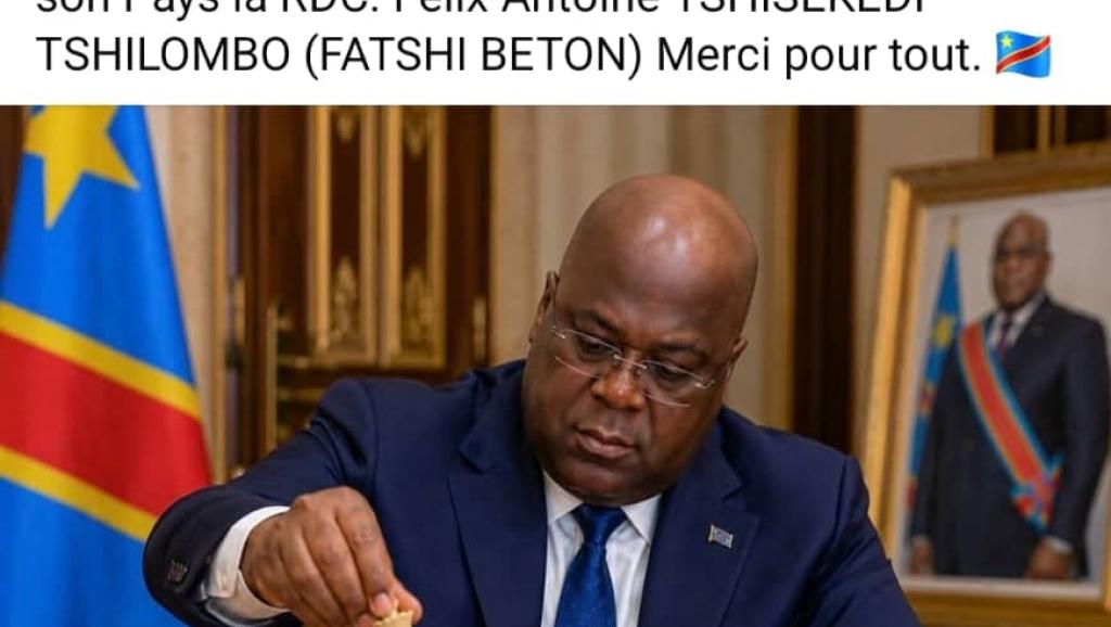 Le président Félix Tshisekedi.