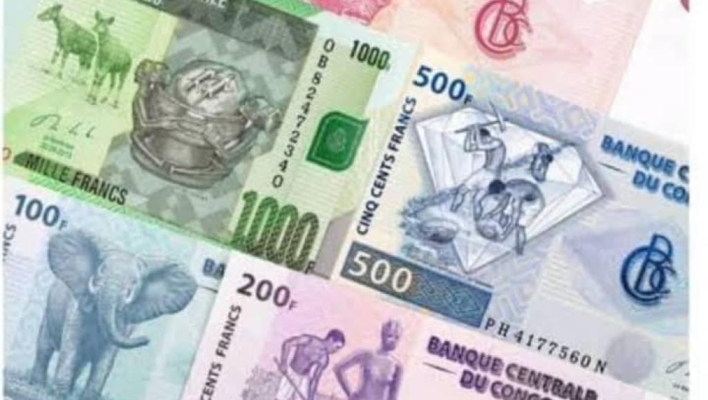 Les petites coupures du Franc congolais.