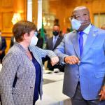 La DG du FMI et le Président de la RDC