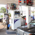 Une station de carburant