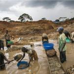 Une carrière d'exploitation artisanale 