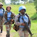 Les casques bleus en opération en RDC