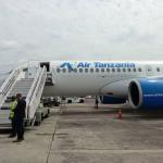 L'avion de la compagnie Air Tanzania