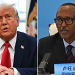 Donald et Paul Kagame, respectivement présidents des USA et du Rwanda