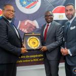 Lors de l' inauguration de la Chambre de commerce à Kinshasa