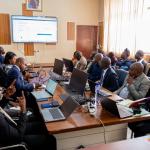 Lors du lancement officiel de la dématérialisation des procédures d’import-export à Kinshasa 