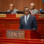 Mukoko Samba, ministre congolais de l'économie nationale 