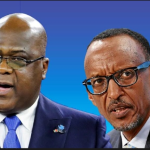 Félix Tshisekedi et Paul Kagame, respectivement président de la RDC et du Rwanda 