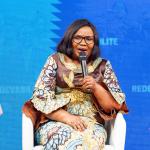 Marie Nyange Ndambo, ministre de l'Environnement.
