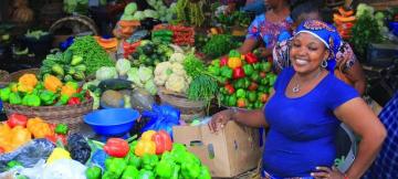 Des femmes vendeuses dans un marché. Photo d'illustration
