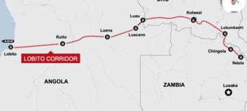 Le corridor Lobito. Carte