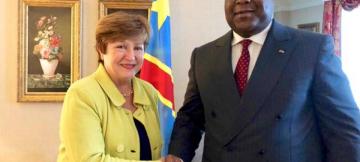 Le président Félix Tshisekedi et la DG de la FMI