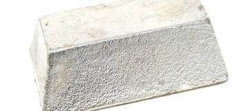 Lingot d'étain brut