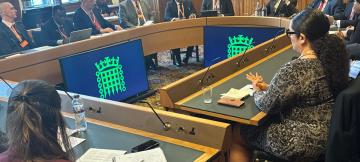 Julien Paluku devant le parlement britannique  à Londres 