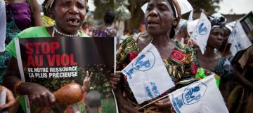 Photo d'illustration de femmes congolaises, victimes de violences sexuelles de conflits armés en RDC