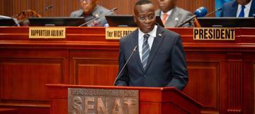 Mukoko Samba, ministre congolais de l'économie nationale 