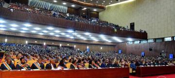 Les deux chambres réunies en congrès lundi 8 décembre 2025 pour le discours sur l'état de la nation 