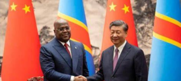 Le président de la République démocratique du Congo, Félix-Antoine Tshisekedi, et le président de la Chine Xi Jinping