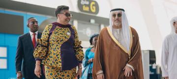 La Première Ministre de la RDC, Judith Suminwa, lors de la Semaine de la Durabilité d’Abu Dhabi 2026 ouverte ce mardi 13 janvier 3026 au Centre ADNEC