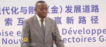 Mukoko Samba, ministre congolais de l'économie nationale 
