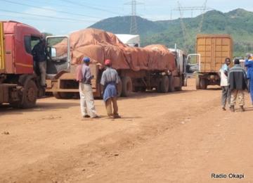 Camions des minerais 
