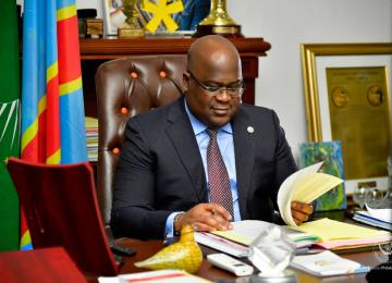 Félix Tshisekedi en conseil 