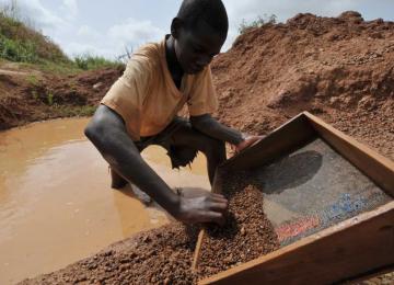 Exploitation du diamant 
